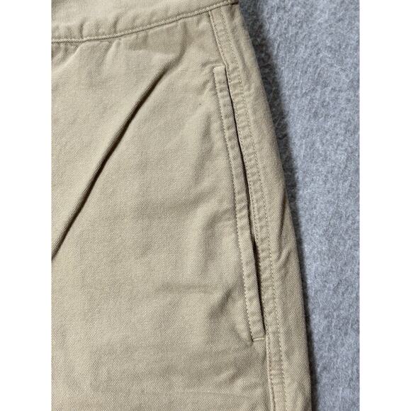 Orvis Chino Shorts Mens W34 Beige Khaki Golf Hiking Fishing Slash Pockets Tan - Picture 8 of 12